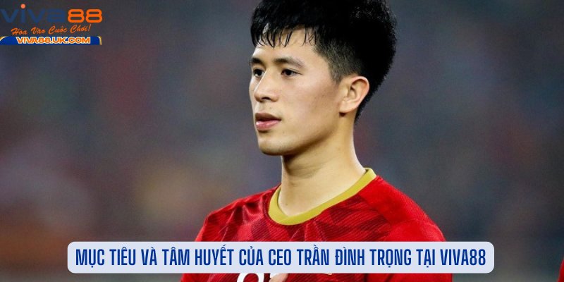 Mục Tiêu Và Tâm Huyết Của CEO Trần Đình Trọng Tại Viva88
